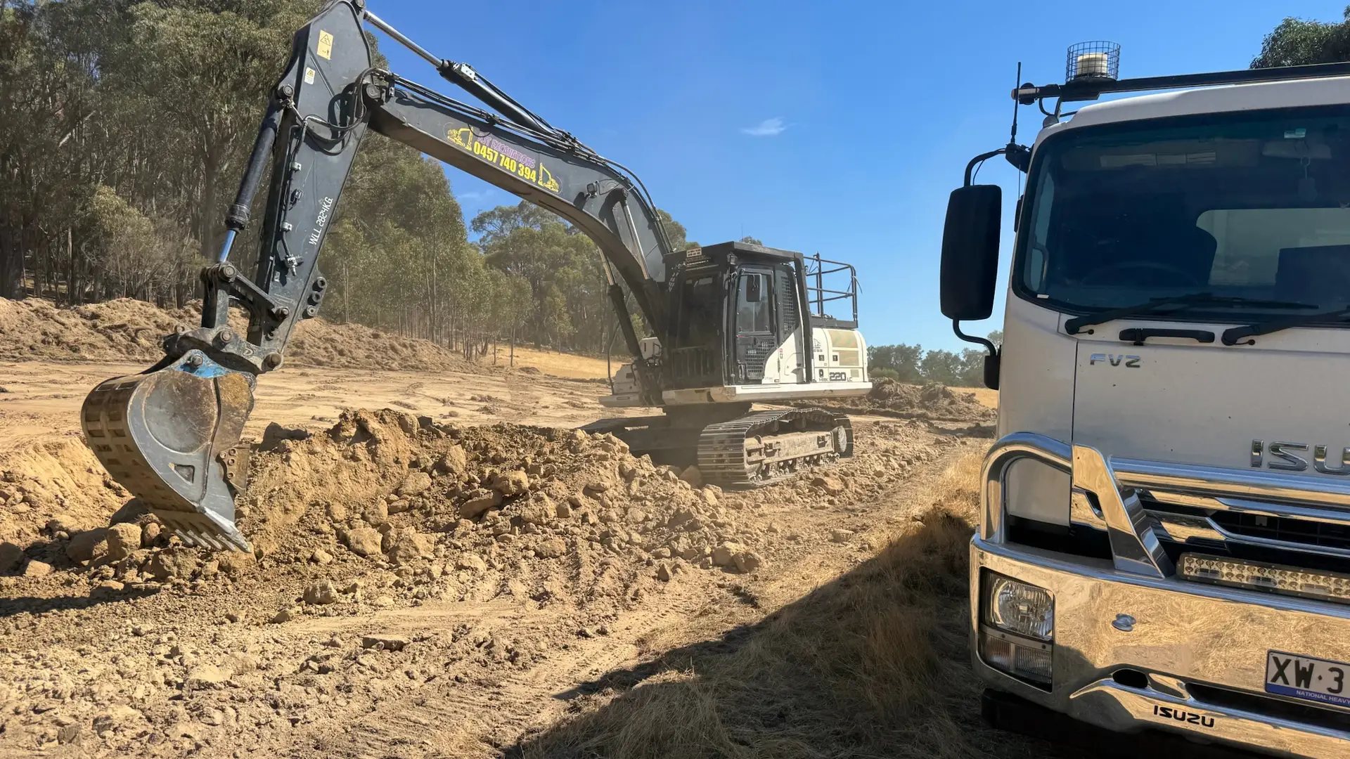 Earthmoving contractors Central Victoria
