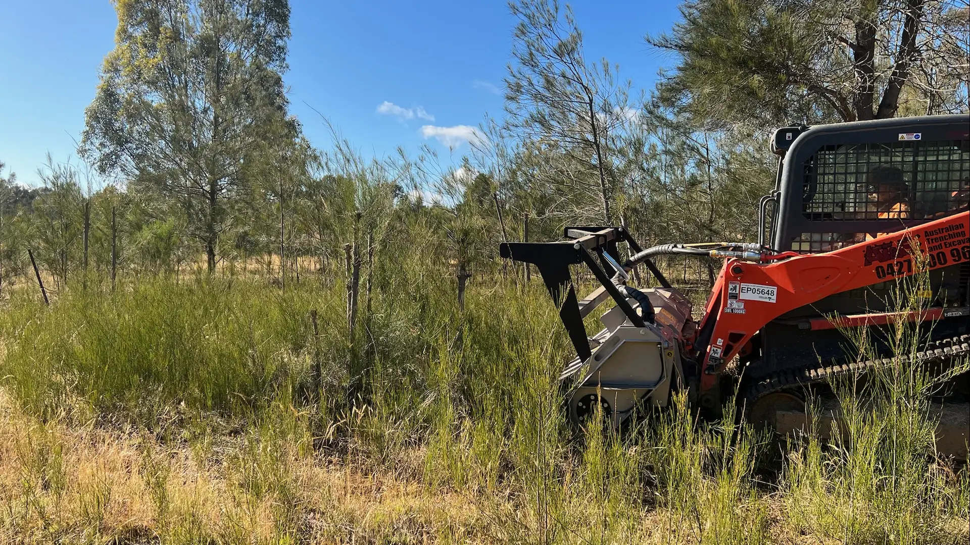 Land clearing and forestry mulching Central Victoria