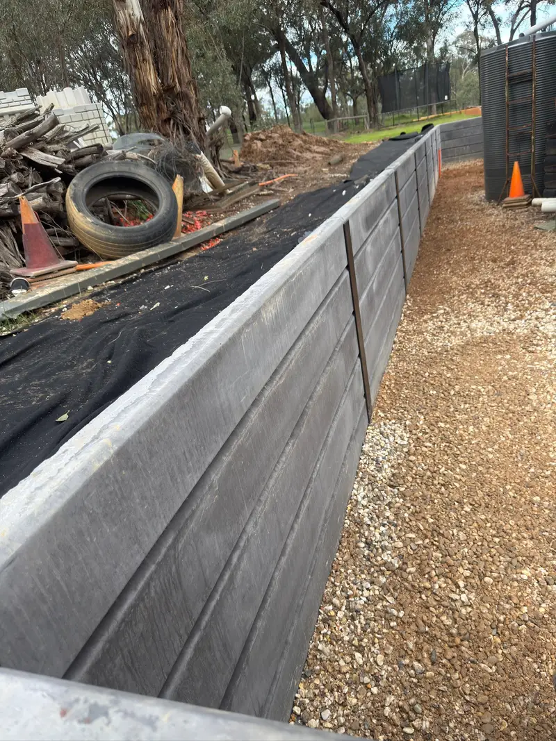 Retaining wall construction Central Victoria