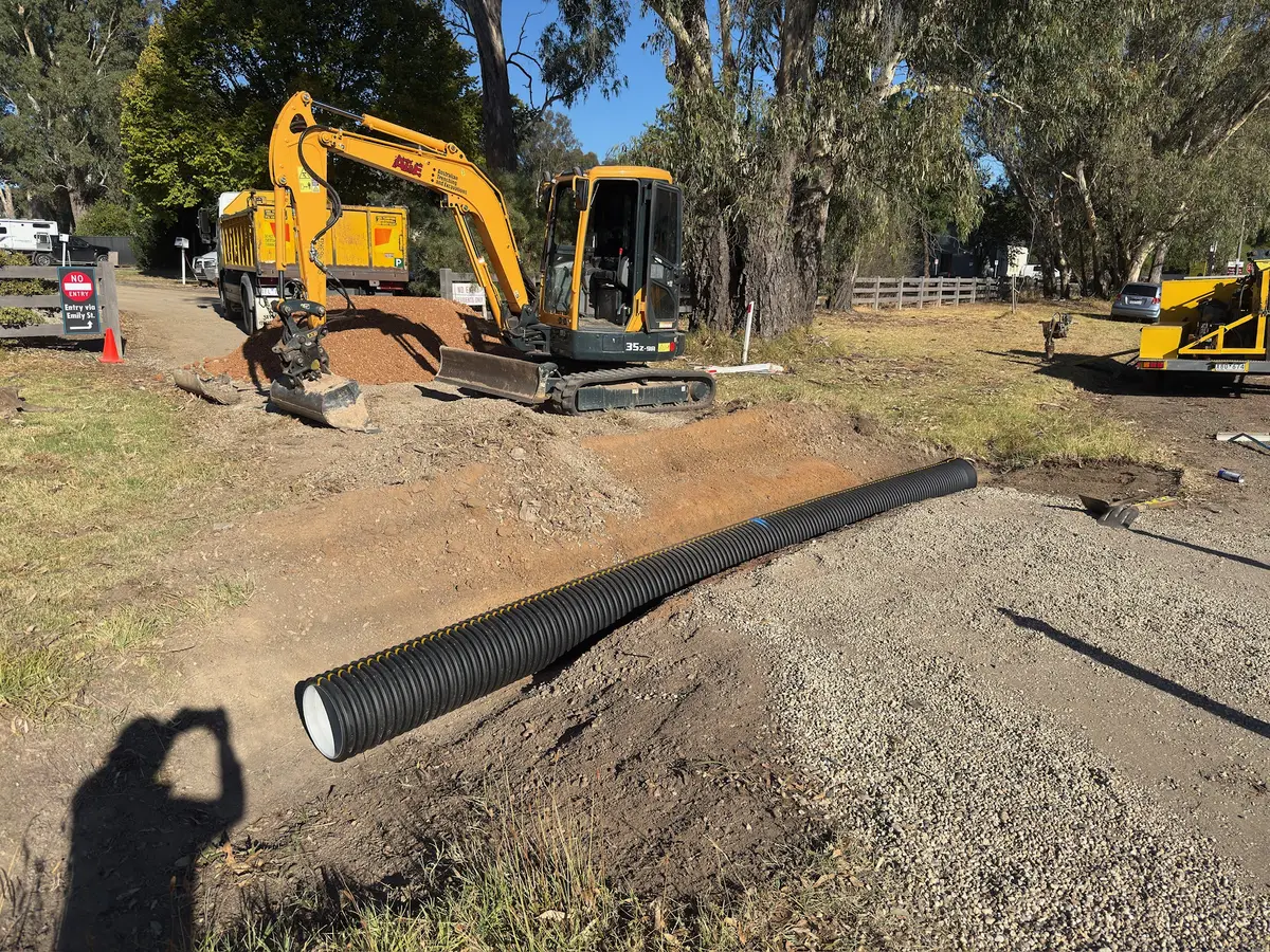 Drainage and trenching installation