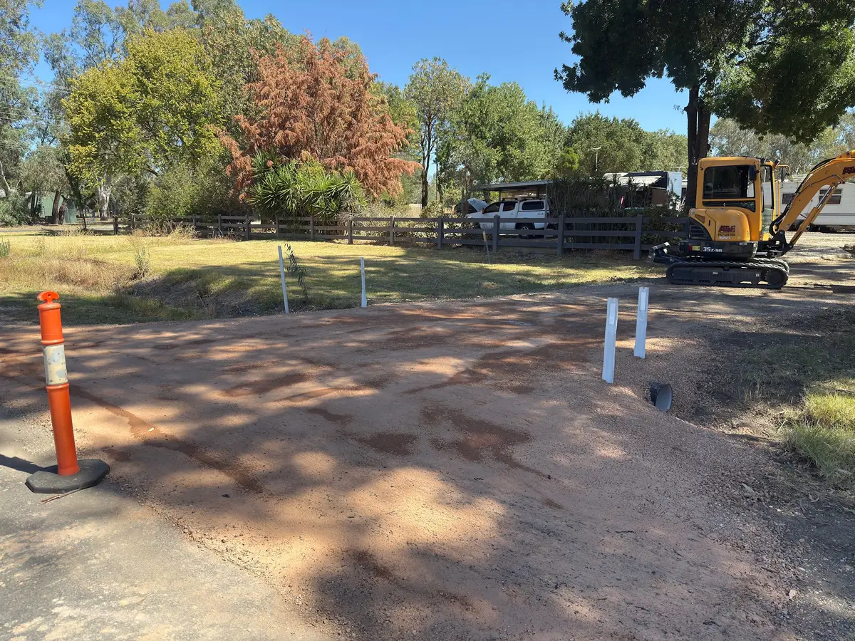 Stormwater drainage installation Central Victoria