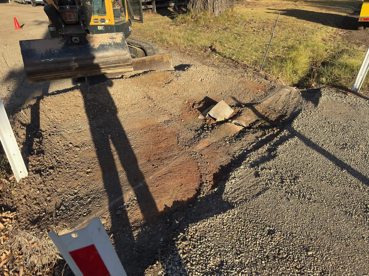 Stormwater drainage installation Central Victoria