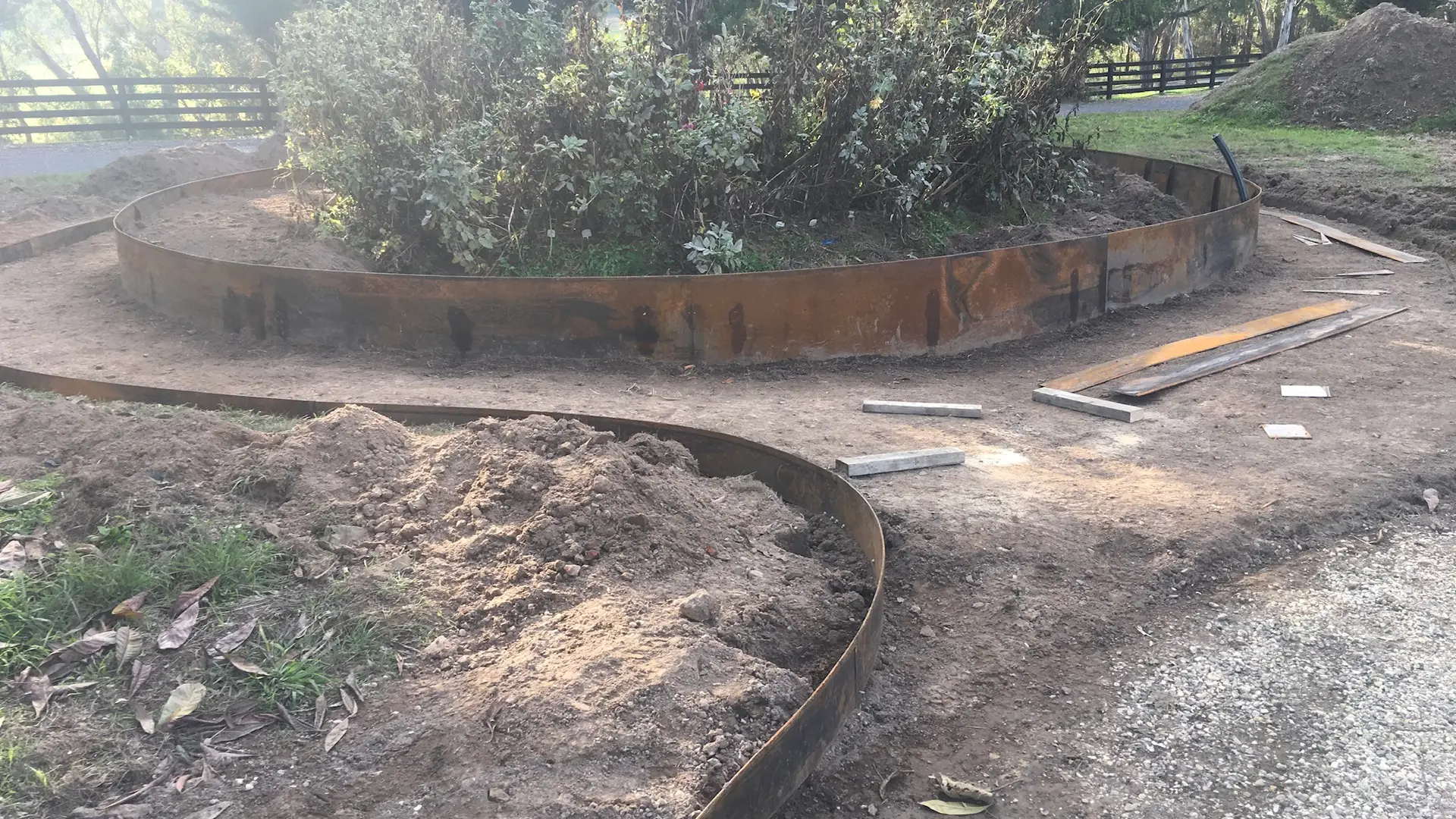Structural landscaping earthworks Central Victoria