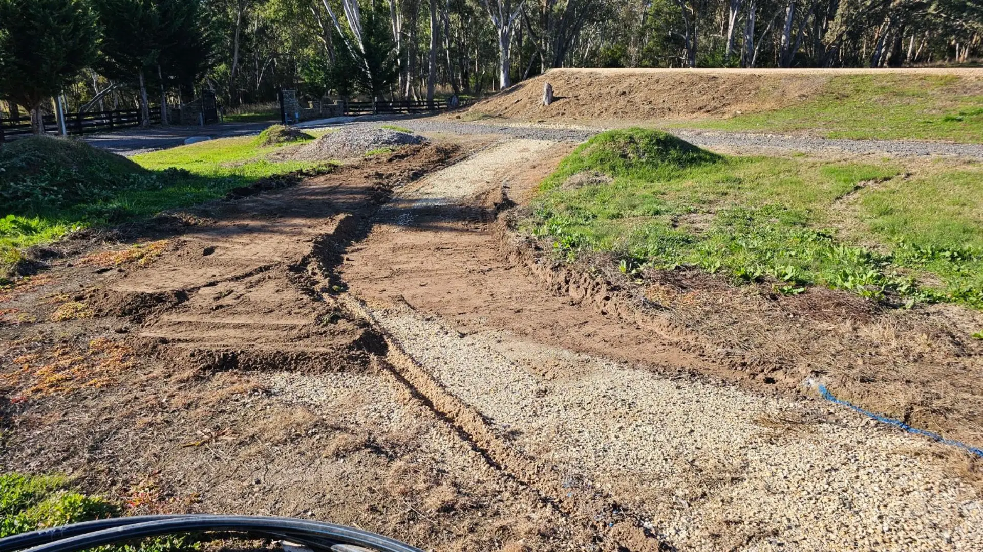 Structural landscaping earthworks Central Victoria