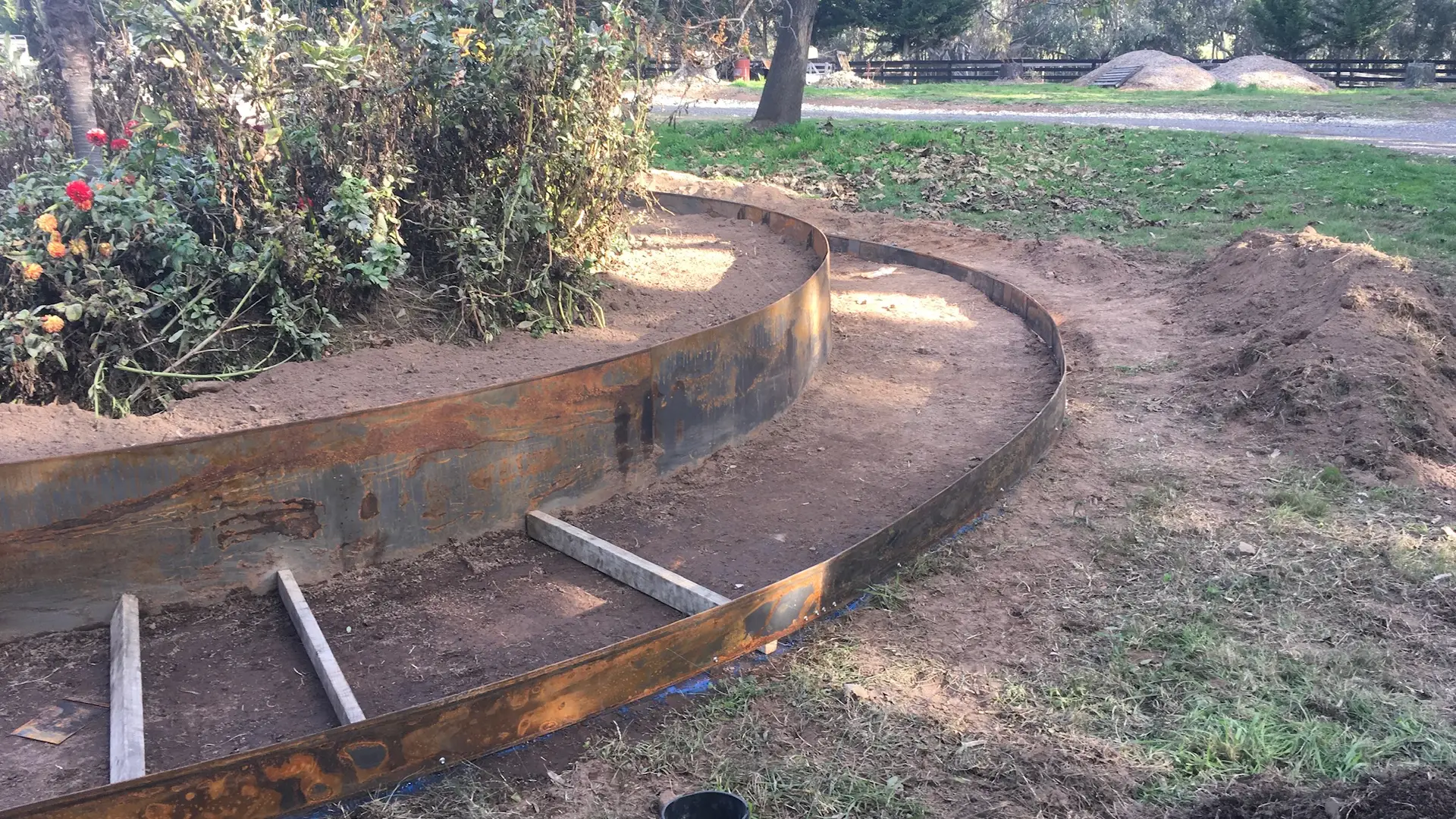 Structural landscaping earthworks Central Victoria