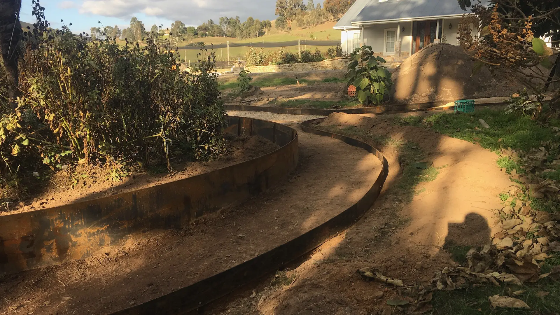 Structural landscaping earthworks Central Victoria